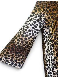 Vintage Doris Jay Miami Leopard Print Lounge Caftan