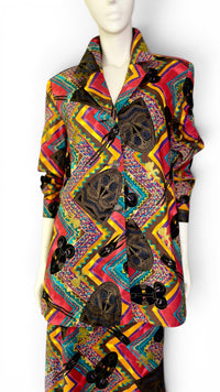 Laura Henson Two-Piece Abstract Colorful Artist Statement Set