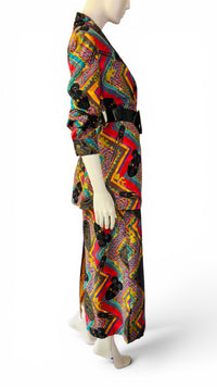 Laura Henson Two-Piece Abstract Colorful Artist Statement Set