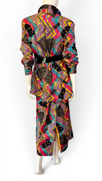 Laura Henson Two-Piece Abstract Colorful Artist Statement Set