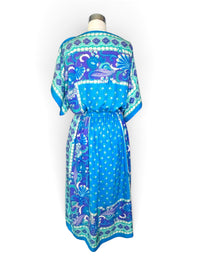 Aegean Dreams I 1970s–80s Dorothy Bullitt Hong Kong Silk Scarf Dress