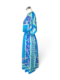 Aegean Dreams I 1970s–80s Dorothy Bullitt Hong Kong Silk Scarf Dress