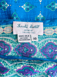 Aegean Dreams I 1970s–80s Dorothy Bullitt Hong Kong Silk Scarf Dress