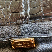 Seashell Socialite | Vintage Leo Isba Made in France Leather Statement Bag