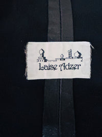 The Deco Shield | Vintage Laise Adzer Extra-Wide Leather Statement Belt