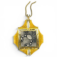 Written in the Stars | Collectible 1970s Luca Razza Cancer Zodiac Pendant