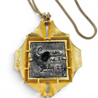 Written in the Stars | Collectible 1970s Luca Razza Cancer Zodiac Pendant