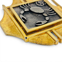 Written in the Stars | Collectible 1970s Luca Razza Cancer Zodiac Pendant