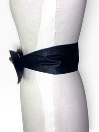 The Alchemist | 70s Vintage Brutalist Bronze & Crystal Statement Belt