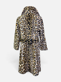 The Feline Icon | 1960s Russell Taylor for La France Leopard Faux Fur Coat