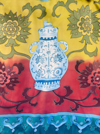The Porcelain Garden | Vintage Carole Patterson 100% Silk Kimono Jacket
