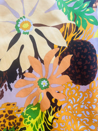 The Flower Child Heiress | Vintage Miss Magnin Floral Maxi 1960's 1970's Dress