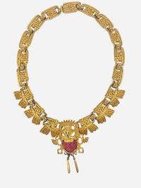 Vintage Salvador Terán for Mabel Aztec Eagle Necklace | c. 1950s–1960s
