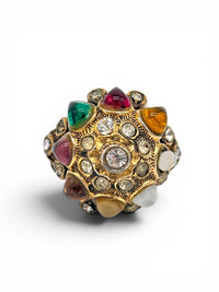 Jewels Fit For A Princess I Vendome Vintage Thai Princess Rhinestone Dome Ring