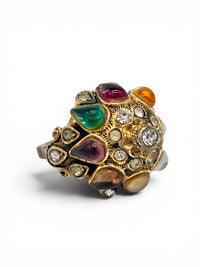 Jewels Fit For A Princess I Vendome Vintage Thai Princess Rhinestone Dome Ring