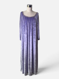 The Lavender Hour | Vintage Bill Tice Velvet Hostess Gown
