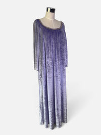 The Lavender Hour | Vintage Bill Tice Velvet Hostess Gown