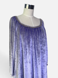 The Lavender Hour | Vintage Bill Tice Velvet Hostess Gown