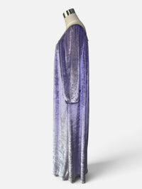 The Lavender Hour | Vintage Bill Tice Velvet Hostess Gown