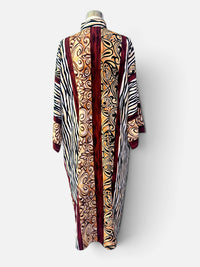The Safari Salon | Vintage Gulinos Animal Print Caftan