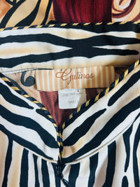 The Safari Salon | Vintage Gulinos Animal Print Caftan