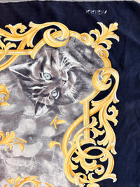 The Aristo-Cat – 80s Vintage Krizia Silk Scarf