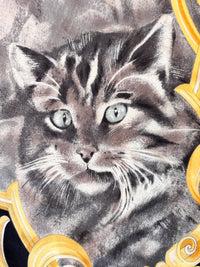 The Aristo-Cat – 80s Vintage Krizia Silk Scarf