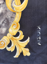The Aristo-Cat – 80s Vintage Krizia Silk Scarf