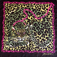 Wild at Heart – Mimi di N 80s Leopard Silk Statement Scarf