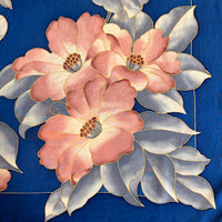 70s Floral Blossom 100% Silk Scarf
