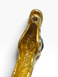 The Gilded Giraffe | Kenneth Jay Lane Enamel Hinged Bracelet