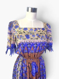 The Violet Garden: Anne Crimmins for Umi Collection Silk Dress