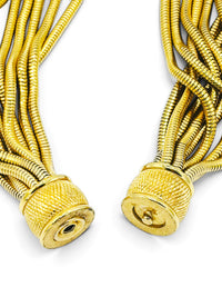 Gilded Currents: Vintage Givenchy Amethyst Crystal Multi-Strand Necklace