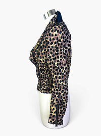 Wild at Heart | Jeanette for St. Martin Sequin Leopard Moto Jacket