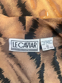 Jungle Luxe | Vintage Le Caviar Animal Print Blouse