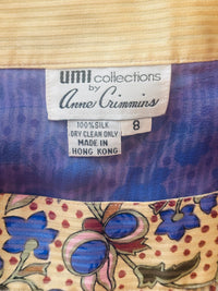 The Violet Garden: Anne Crimmins for Umi Collection Silk Dress