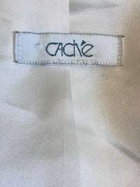 Pearl & Edge: Caché Pearlescent Cream Leather Jacket
