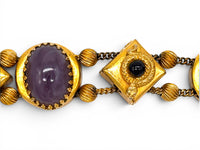Vintage Mystical Symbolic Charm Bracelet | Scarabs, Serpents and Dragon's Breath