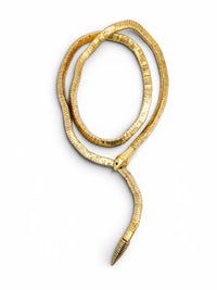 Vintage Gold-Tone Articulating Snake Necklace (or Belt)