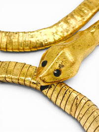 Vintage Gold-Tone Articulating Snake Necklace (or Belt)