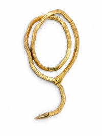 Vintage Gold-Tone Articulating Snake Necklace (or Belt)