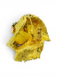 Feirce & Fabulous I 70's Vintage Rhinestone Leopard Brooch