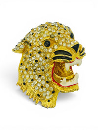 Feirce & Fabulous I 70's Vintage Rhinestone Leopard Brooch