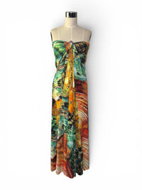 An Ocean of Color | Roberto Cavalli Dress