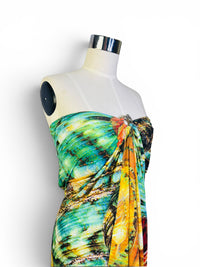 An Ocean of Color | Roberto Cavalli Dress