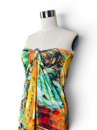 An Ocean of Color | Roberto Cavalli Dress