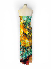 An Ocean of Color | Roberto Cavalli Dress