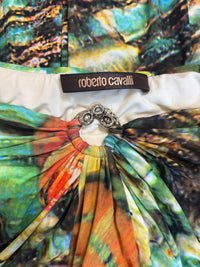 An Ocean of Color | Roberto Cavalli Dress