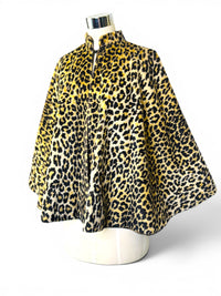 Hear Me Roar I Vintage 1960s Leopard Print Cape WB
