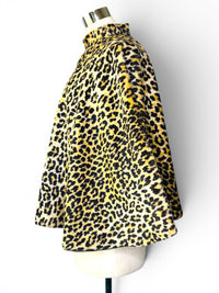 Hear Me Roar I Vintage 1960s Leopard Print Cape WB